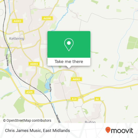 Chris James Music map