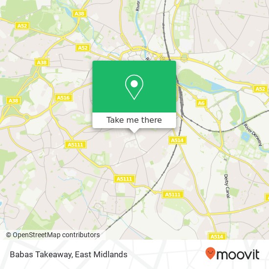 Babas Takeaway map