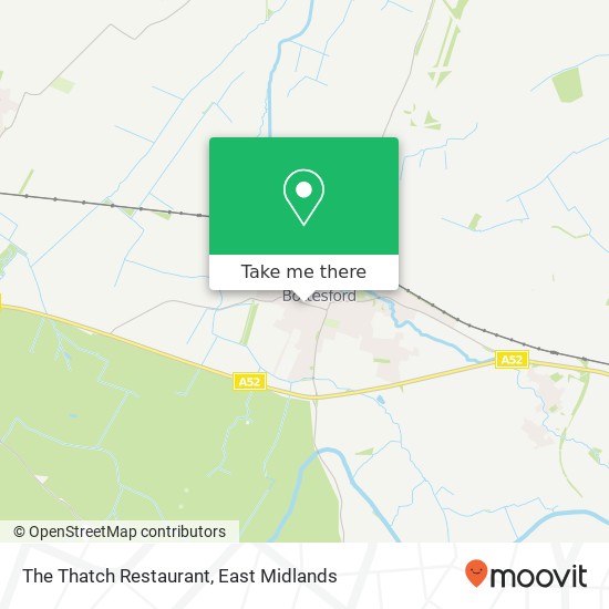 The Thatch Restaurant map