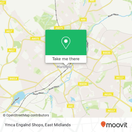 Ymca Engalnd Shops map