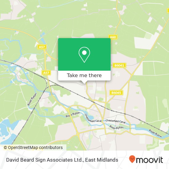 David Beard Sign Associates Ltd. map