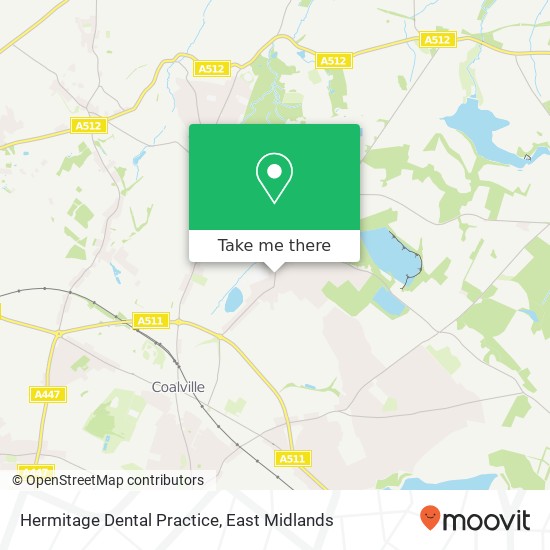 Hermitage Dental Practice map
