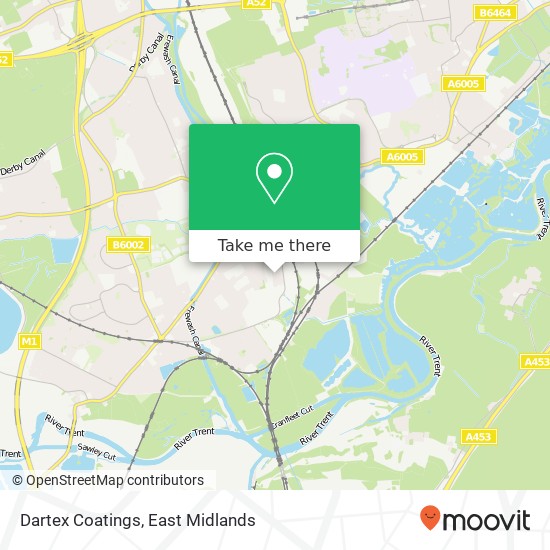 Dartex Coatings map