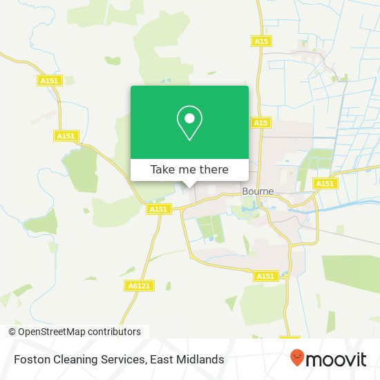 Foston Cleaning Services map