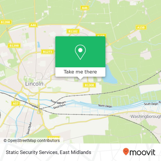 Static Security Services map