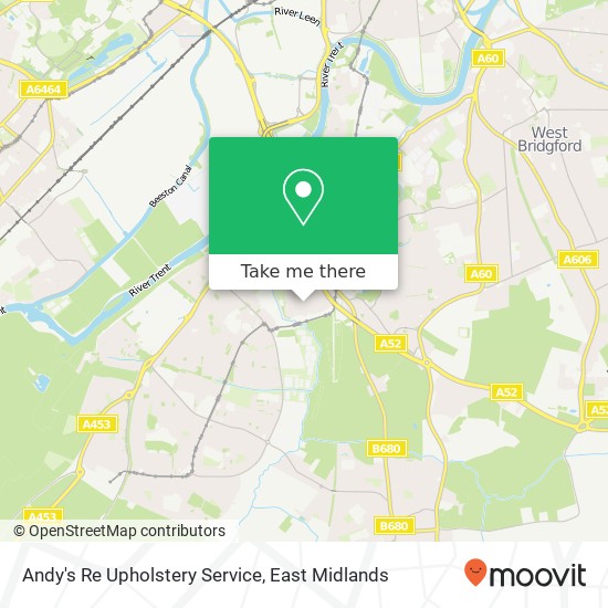 Andy's Re Upholstery Service map