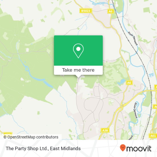 The Party Shop Ltd. map