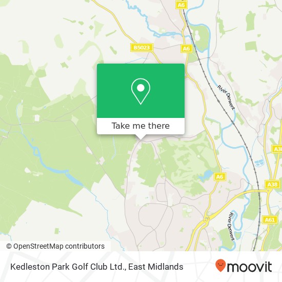 Kedleston Park Golf Club Ltd. map