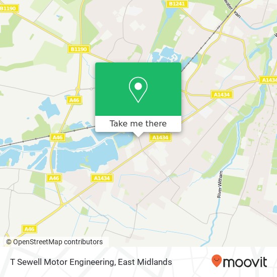 T Sewell Motor Engineering map