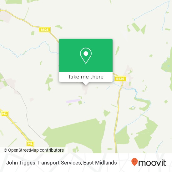 John Tigges Transport Services map