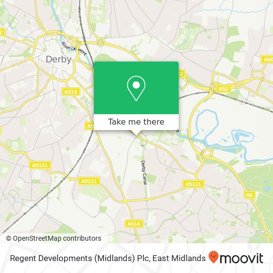 Regent Developments (Midlands) Plc map