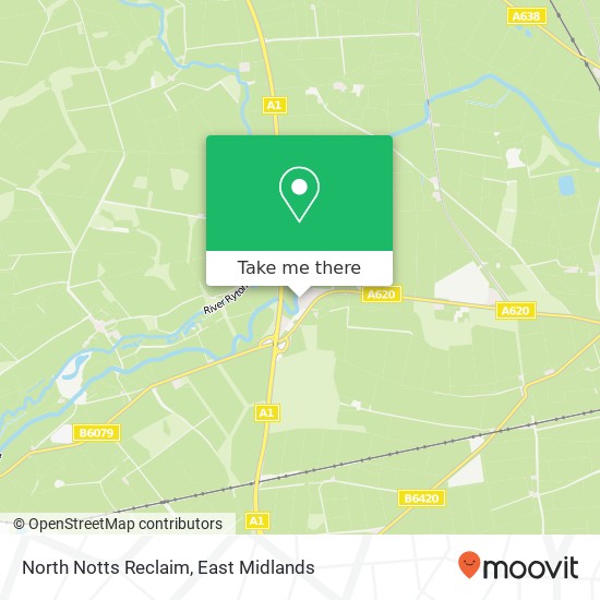 North Notts Reclaim map