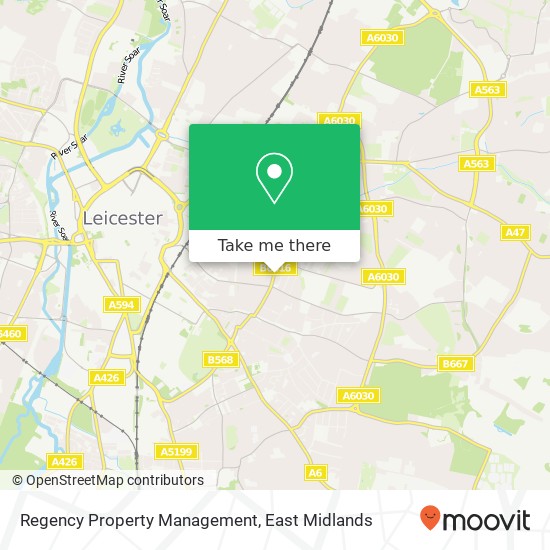 Regency Property Management map