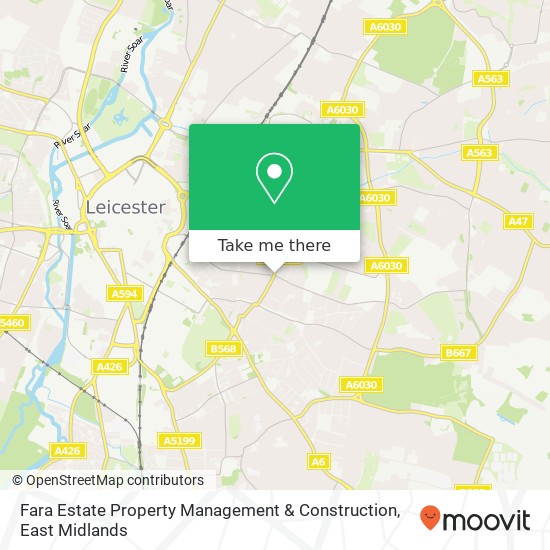 Fara Estate Property Management & Construction map