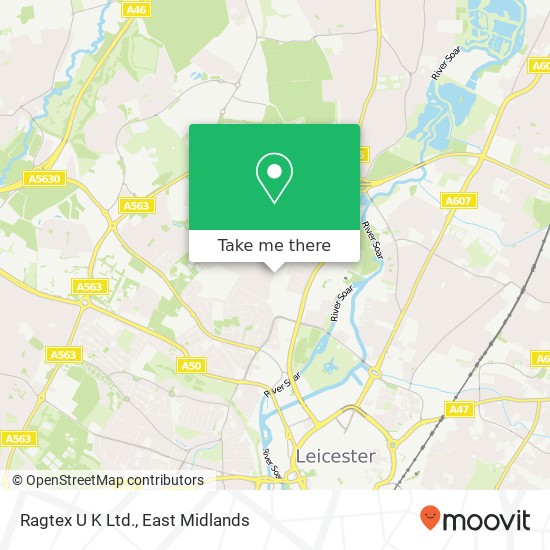Ragtex U K  Ltd. map
