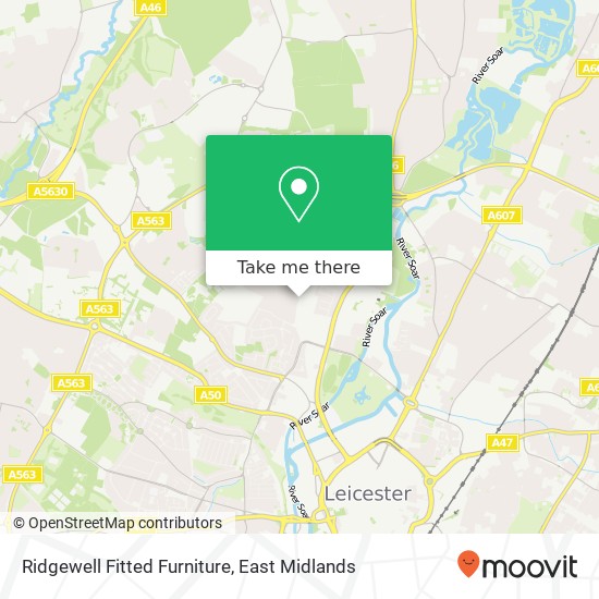 Ridgewell Fitted Furniture map