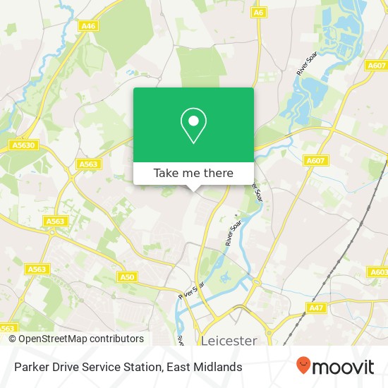 Parker Drive Service Station map