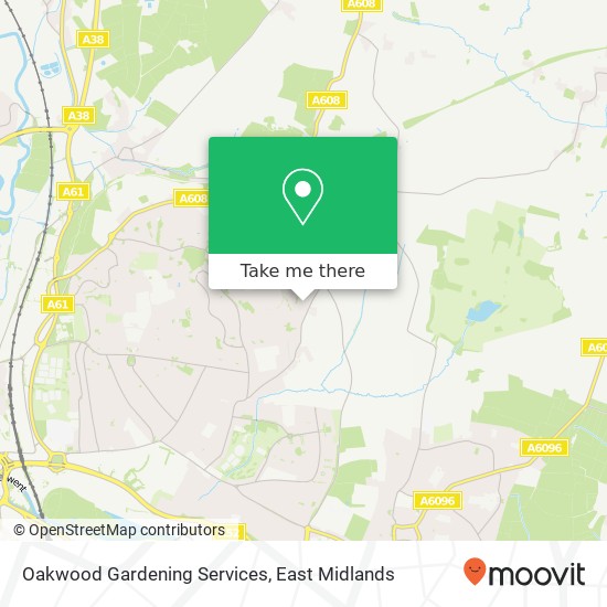 Oakwood Gardening Services map