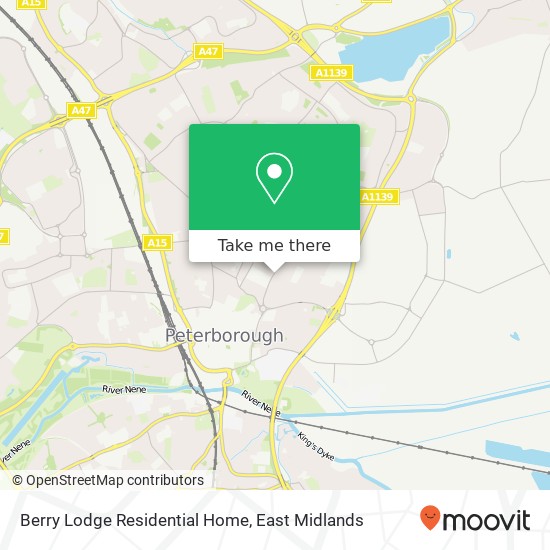 Berry Lodge Residential Home map