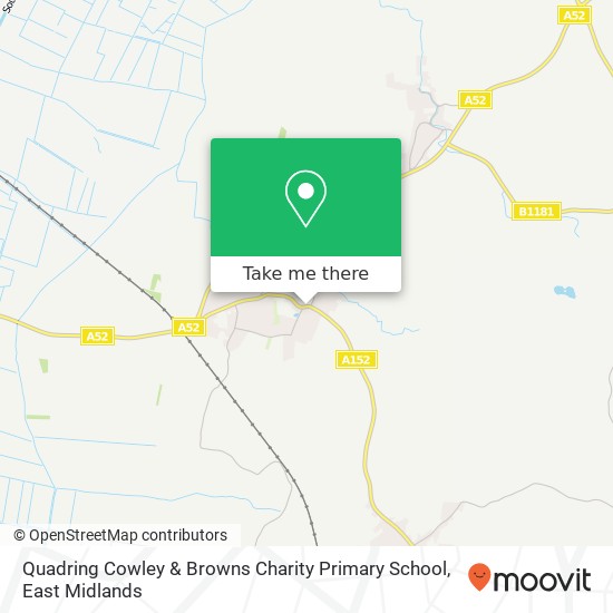 Quadring Cowley & Browns Charity Primary School map