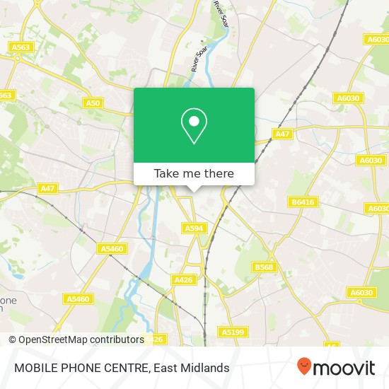 MOBILE PHONE CENTRE map