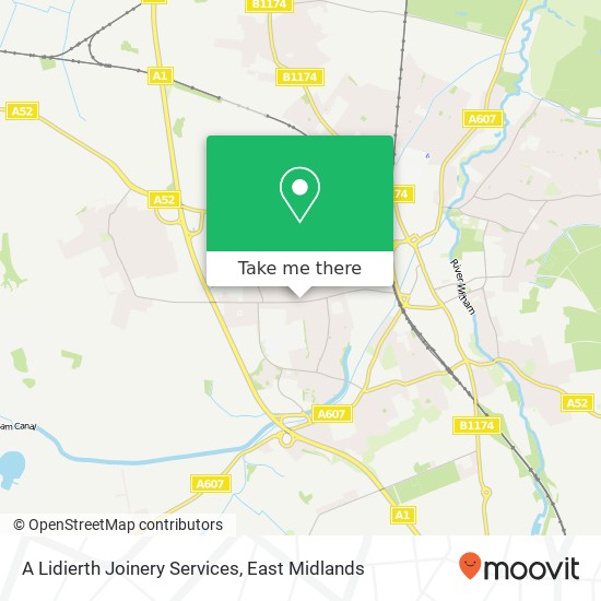 A Lidierth Joinery Services map