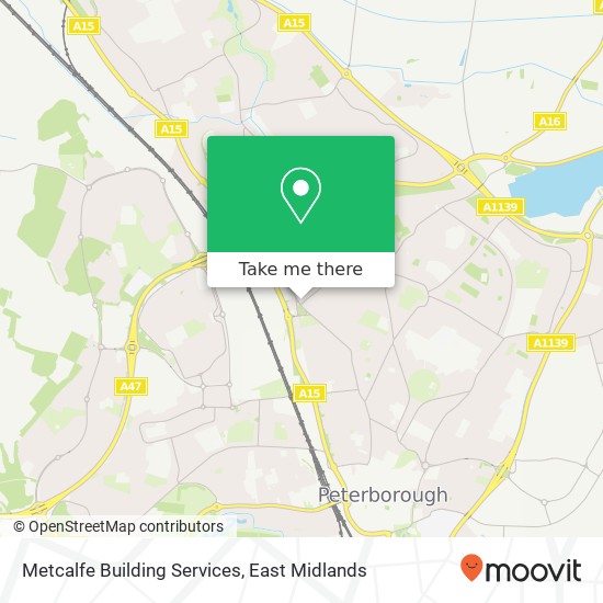 Metcalfe Building Services map