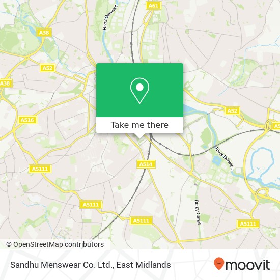 Sandhu Menswear Co. Ltd. map