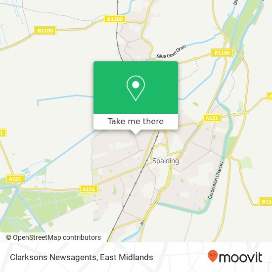 Clarksons Newsagents map