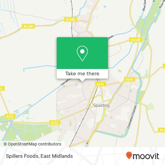 Spillers Foods map