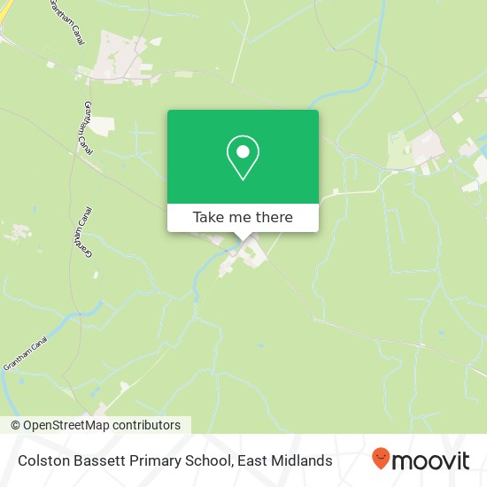 Colston Bassett Primary School map