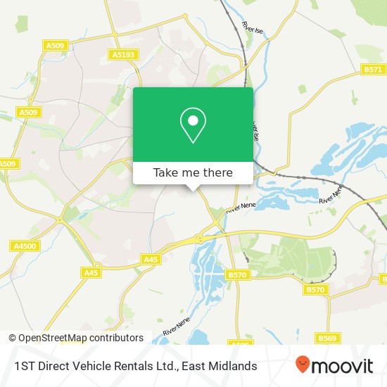 1ST Direct Vehicle Rentals Ltd. map
