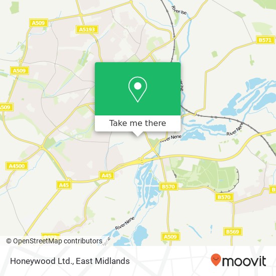 Honeywood Ltd. map
