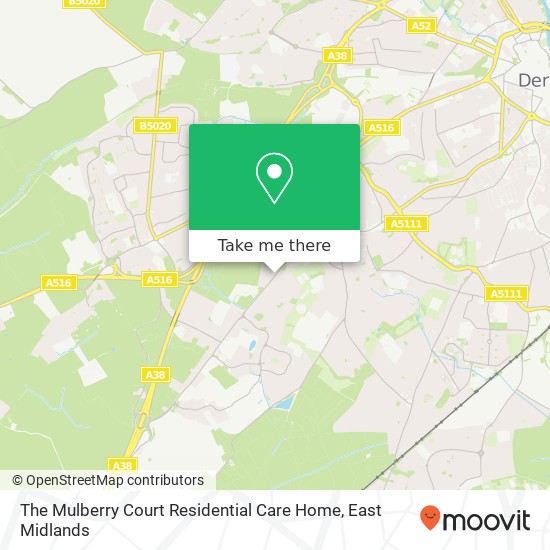 The Mulberry Court Residential Care Home map