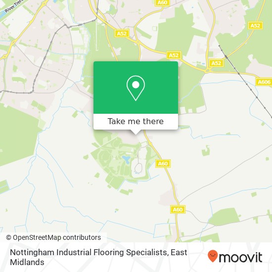 Nottingham Industrial Flooring Specialists map