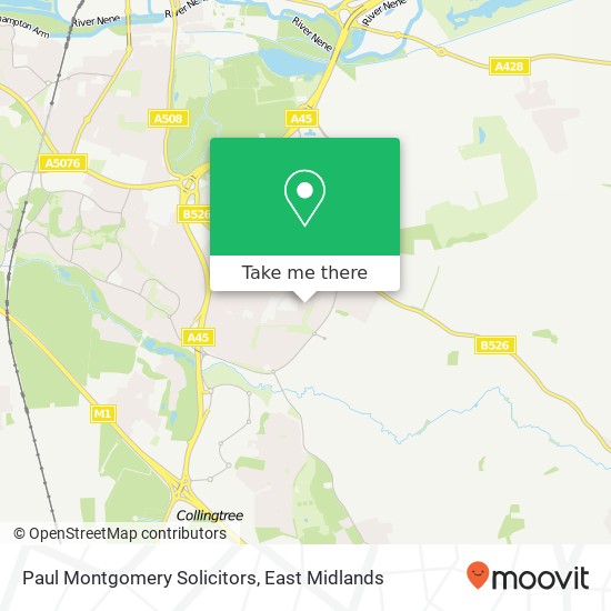 Paul Montgomery Solicitors map