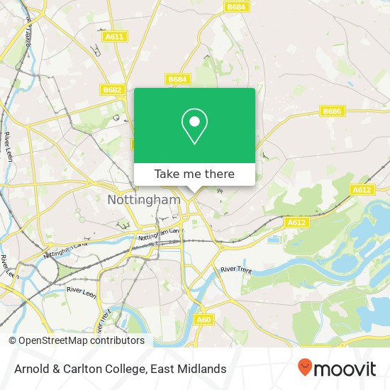 Arnold & Carlton College map