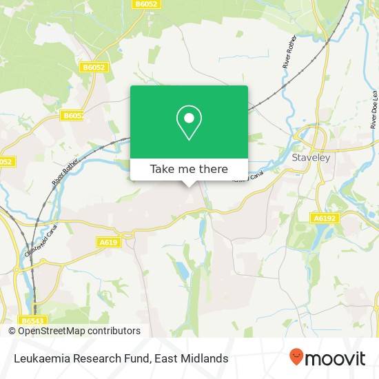 Leukaemia Research Fund map