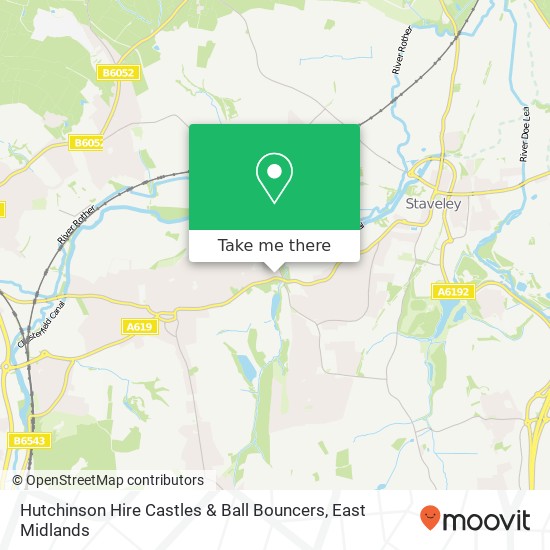 Hutchinson Hire Castles & Ball Bouncers map