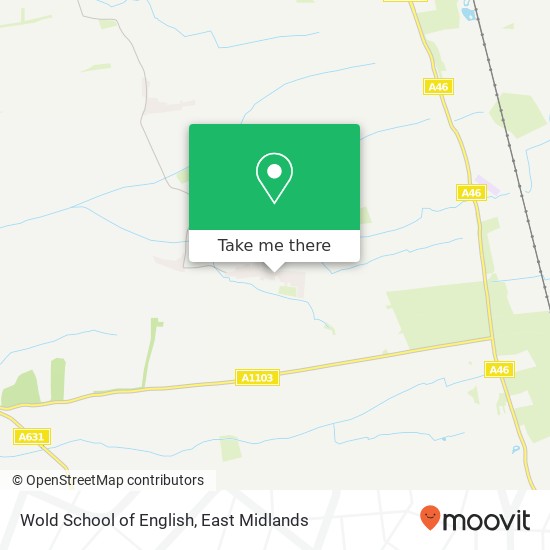 Wold School of English map