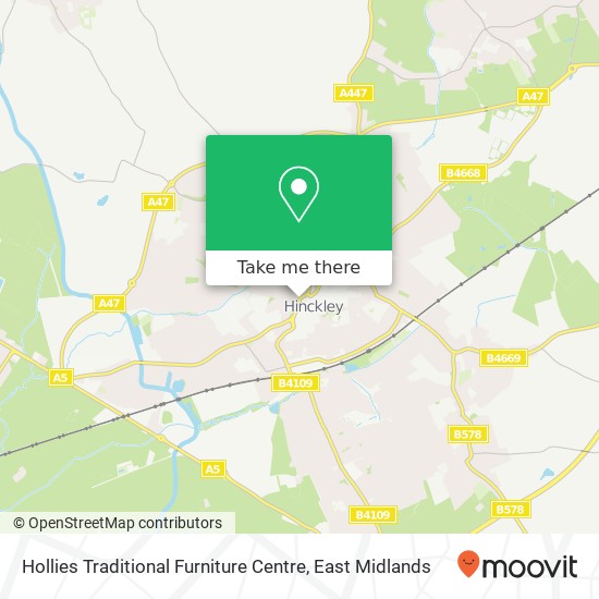 Hollies Traditional Furniture Centre map