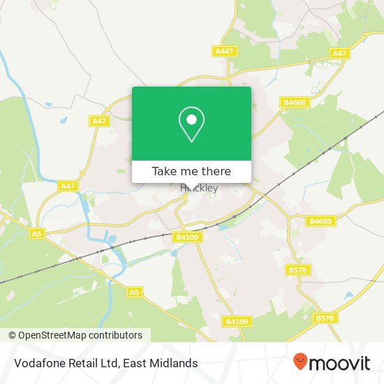Vodafone Retail Ltd map