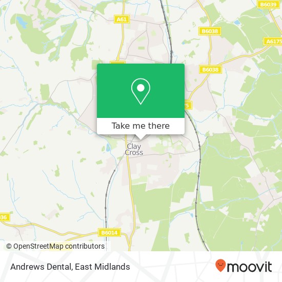 Andrews Dental map