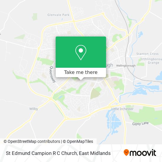 St Edmund Campion R C Church map