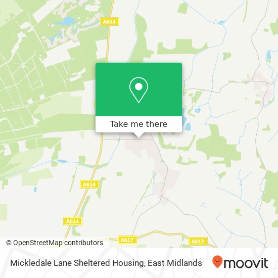 Mickledale Lane Sheltered Housing map