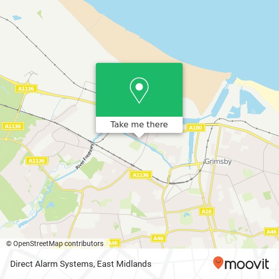 Direct Alarm Systems map