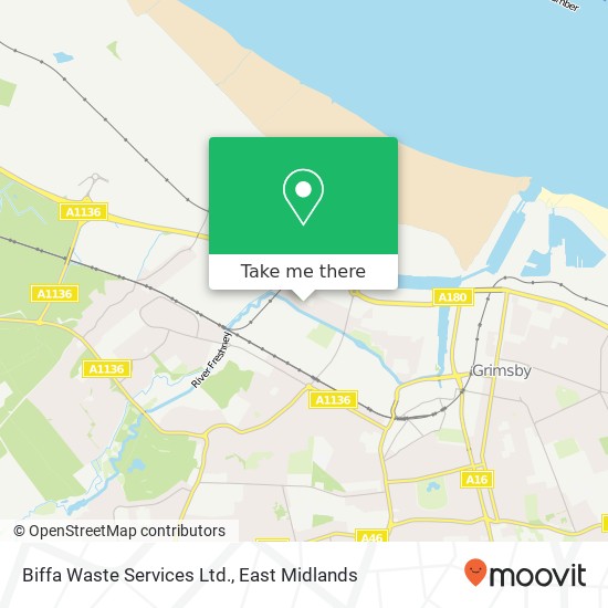 Biffa Waste Services Ltd. map