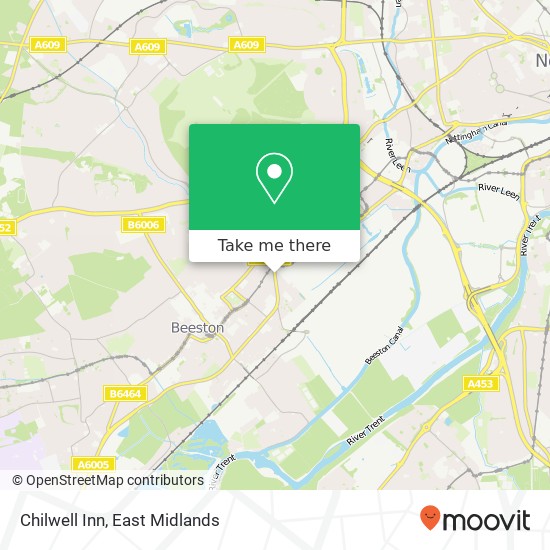 Chilwell Inn map