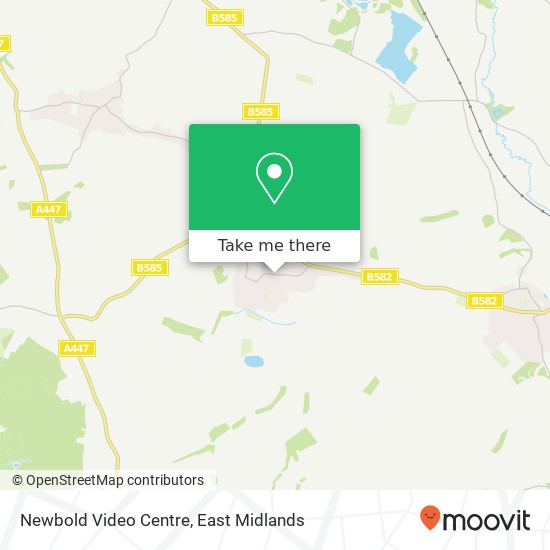 Newbold Video Centre map