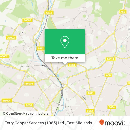 Terry Cooper Services (1985) Ltd. map